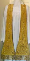Gold Preaching Stole